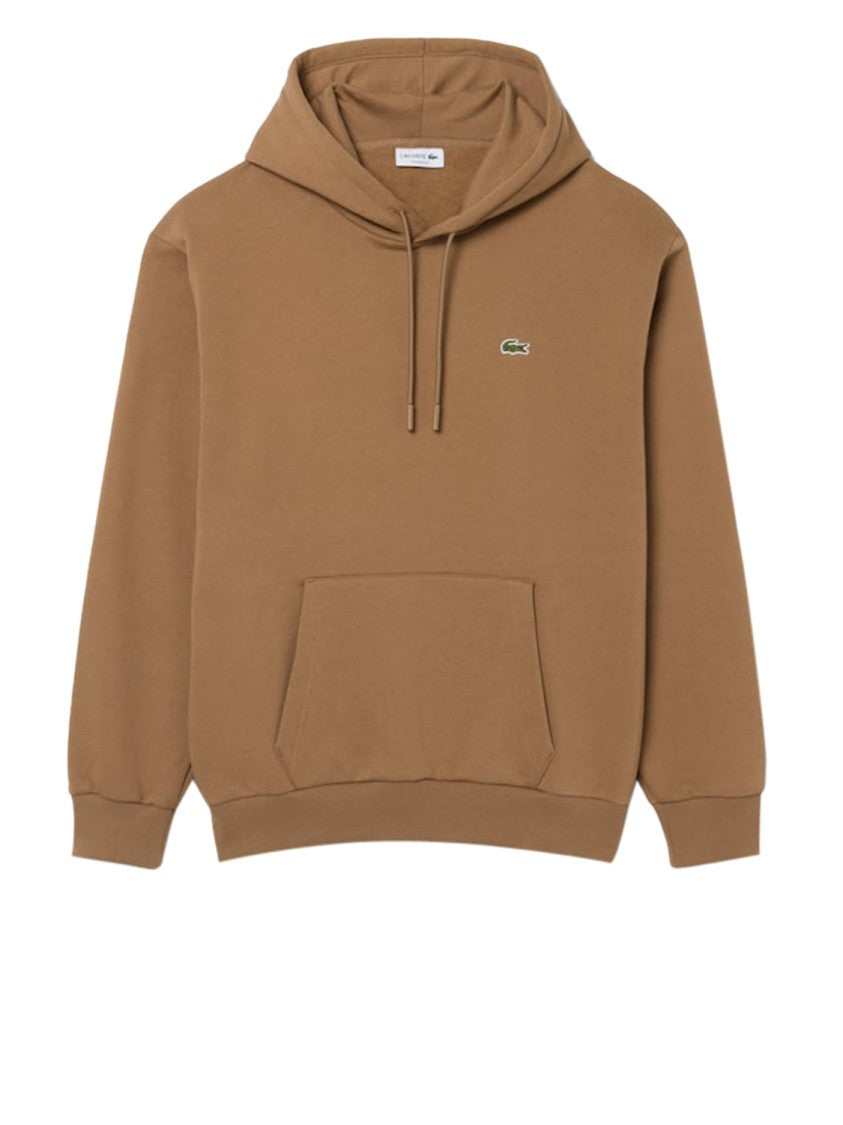 Lacoste Camel Fleece Fabric Hoodie