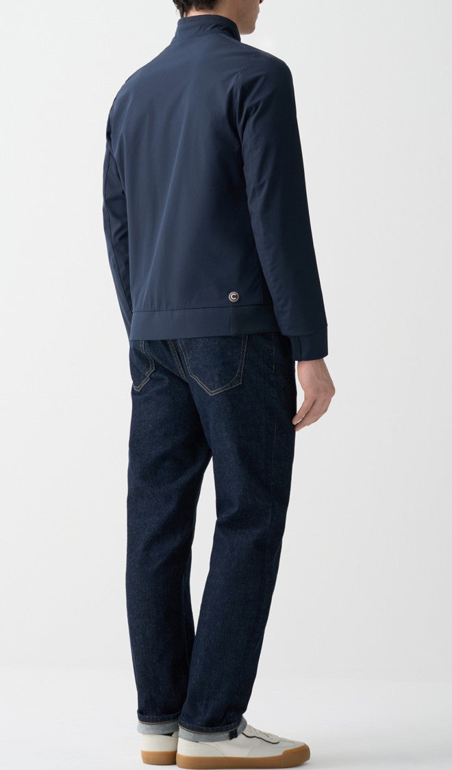 Colmar Originals Minimalist Blue High Collar Jacket