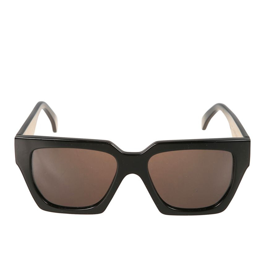 Kador Charlize Oversized Square-Frame Sunglasses With Notch Detail