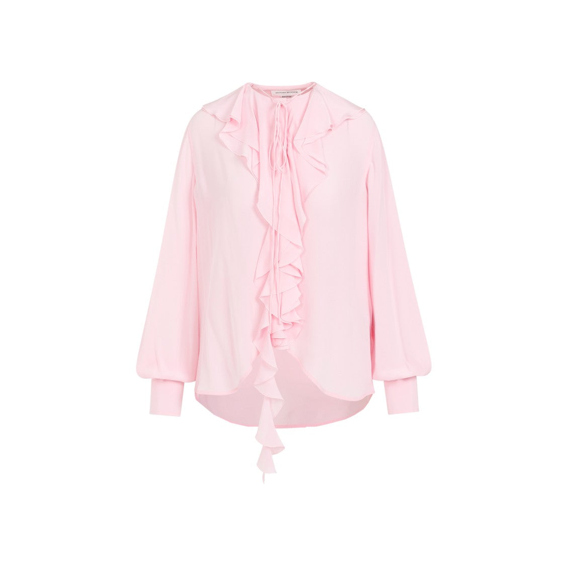 Victoria Beckham Romantic Orchid Silk Blouse