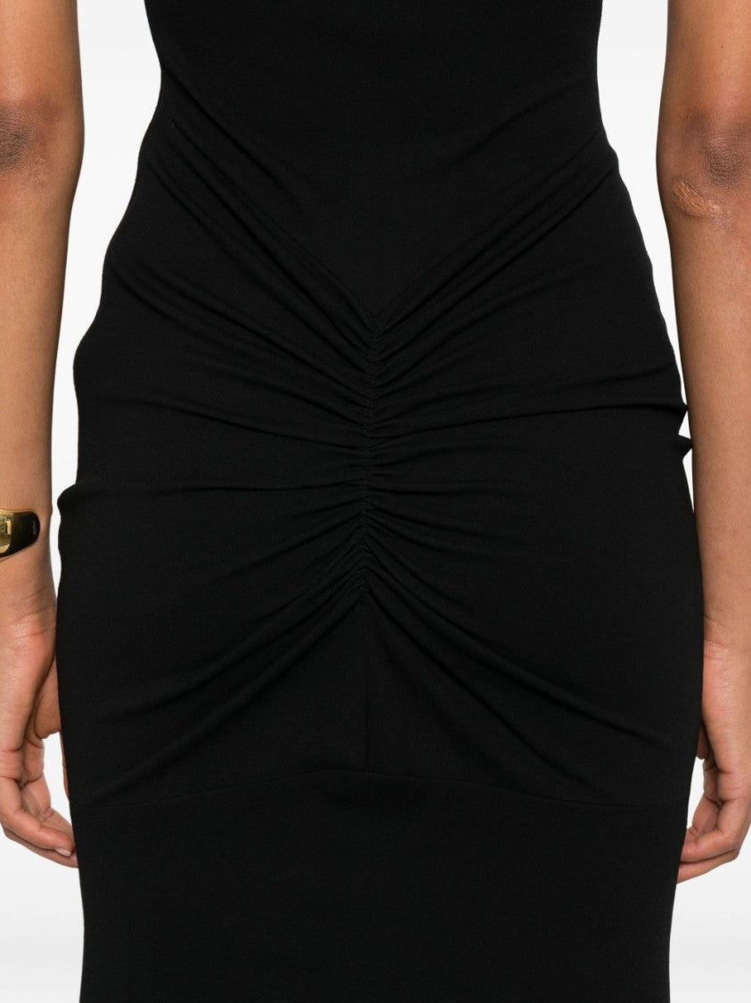 Jacquemus Figure-Hugging Black Maxi Dress
