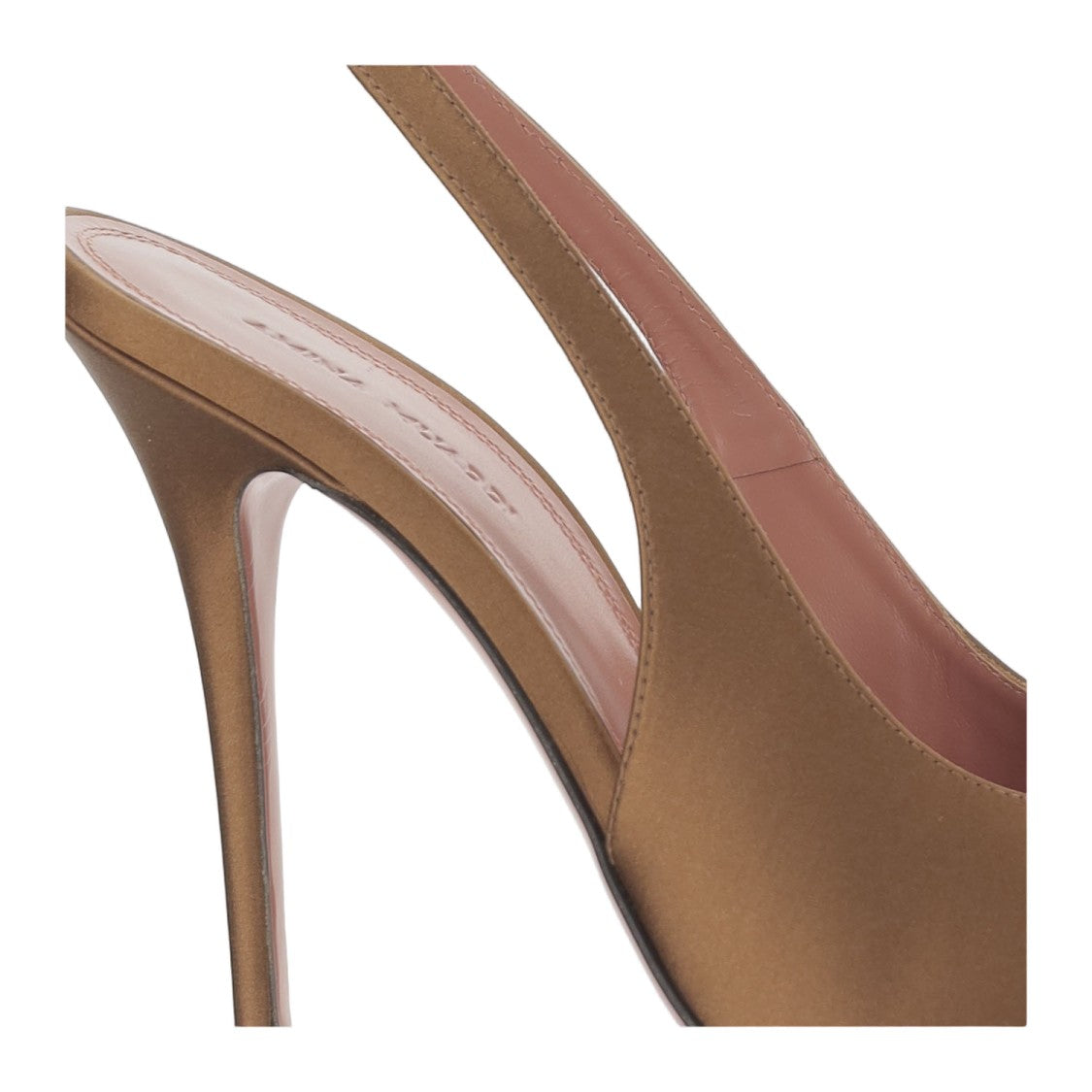 Amina Muaddi Kristina Silk Slingback