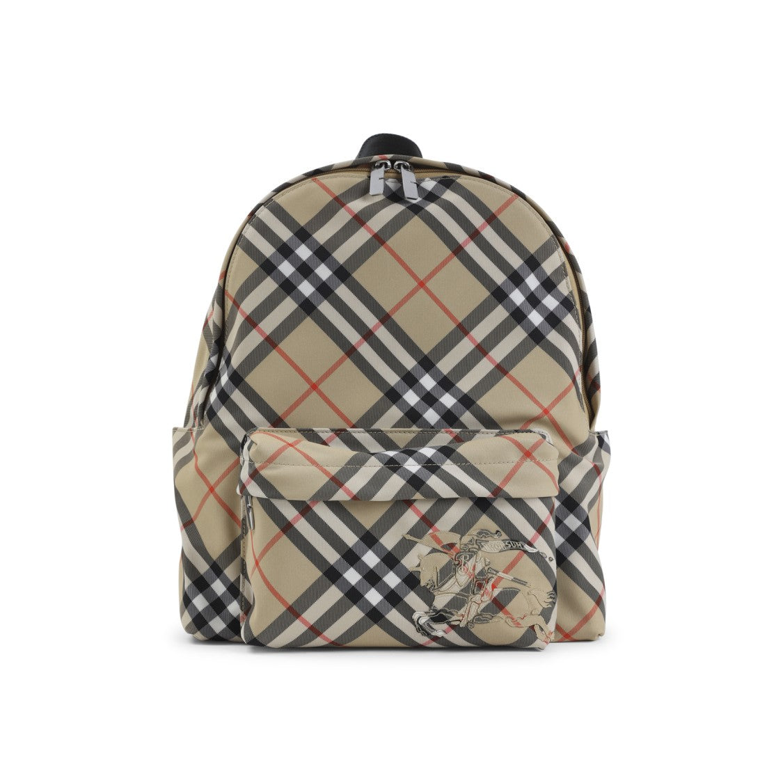 Burberry Bucket Bag In Nude Neutrals With Centered Emblem