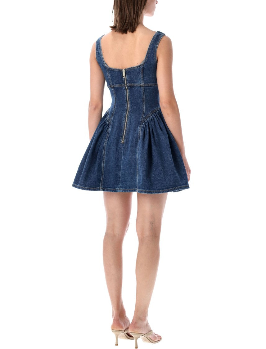 Self-Portrait Demin Mini Dress