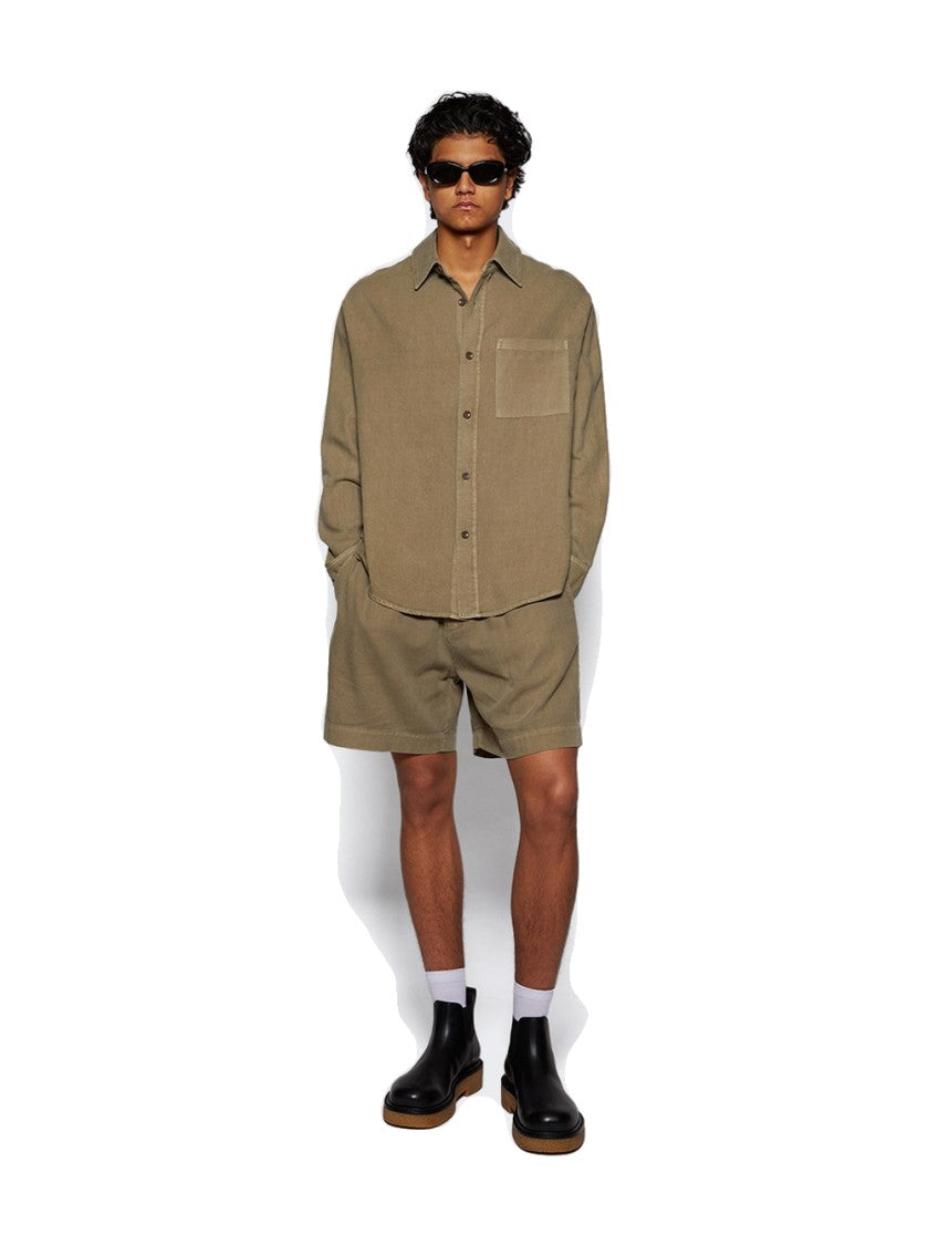 The Elder Statesman Early Dawn Crop Short New Olive