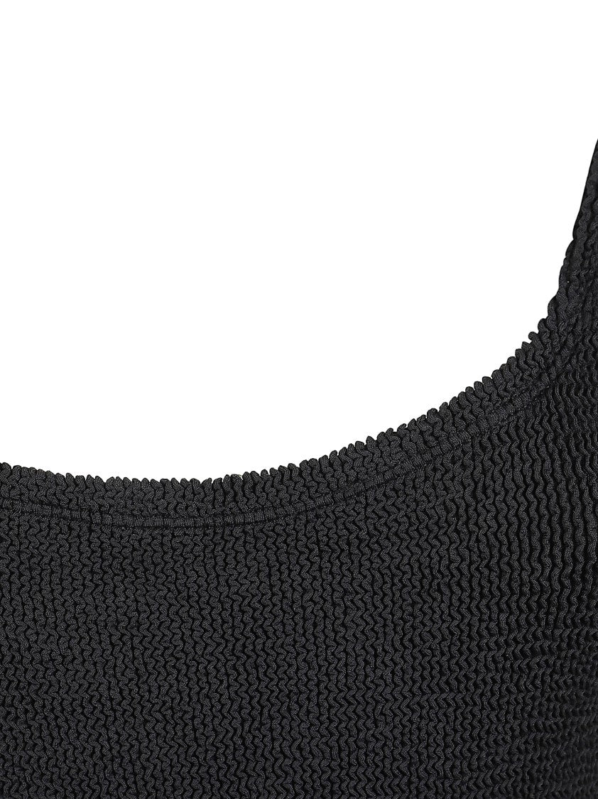 Hunza G Square Neck One-Piece Swimsuit With Deep U-Back