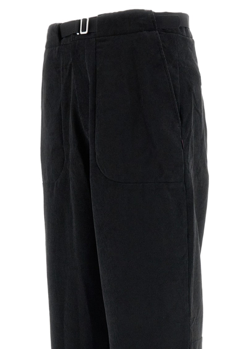 Pas Normal Studios Black Off-Race Technical Wide Straight-Leg Pants