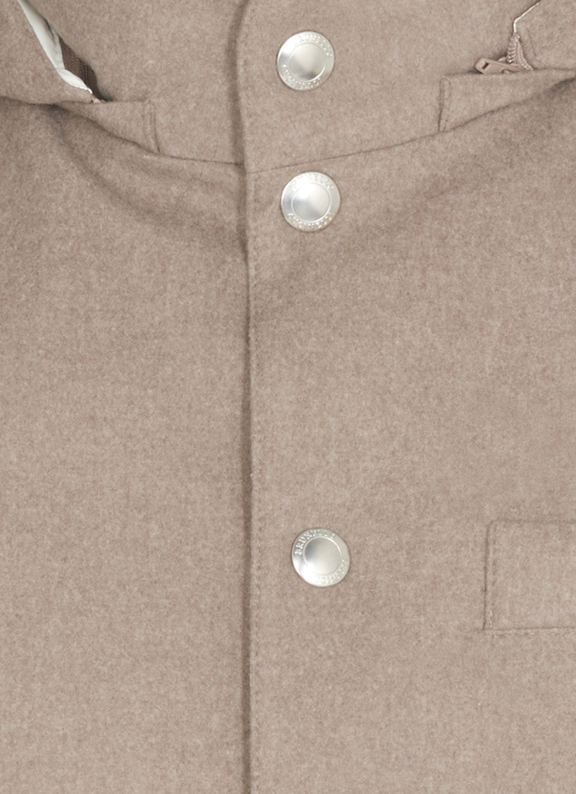 Brunello Cucinelli Brown Wool Padded Vest