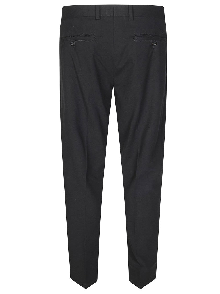 Circolo Men Single Pleat Technical Drawstring Trousers