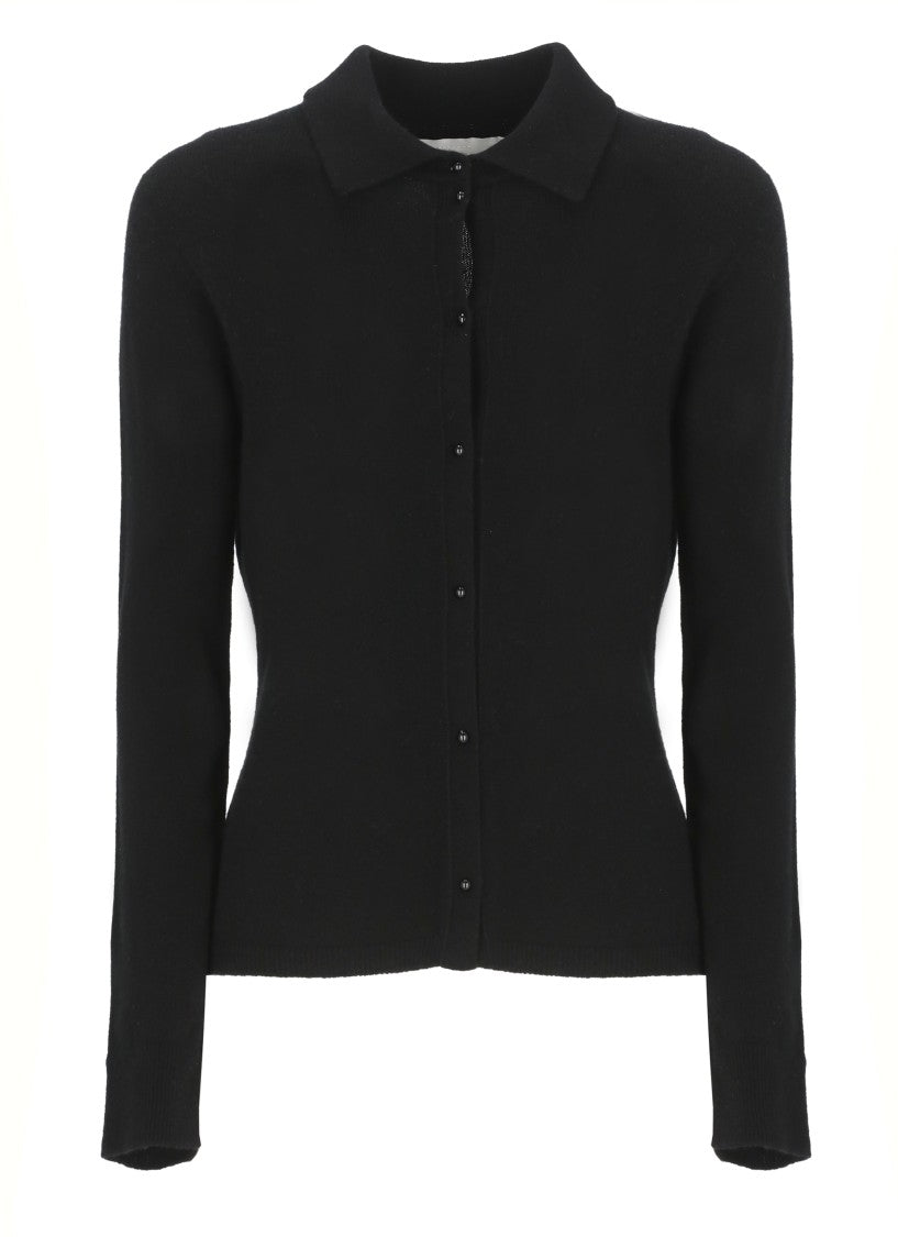 Vanisé Black Cashmere Cardigan