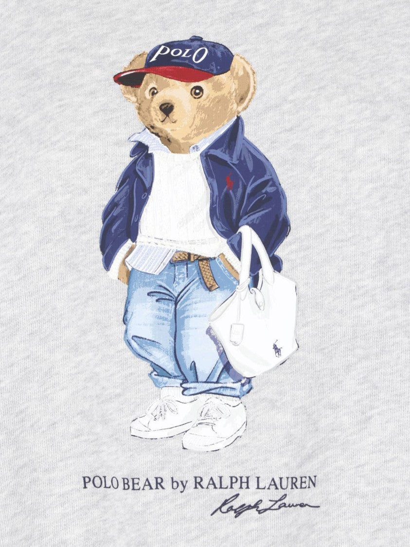 Polo Ralph Lauren Grey Polo Bear Crewneck Sweatshirt