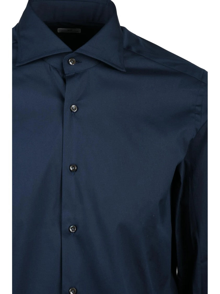 Sonrisa Slim Fit Technical Shirt With Structured Collar