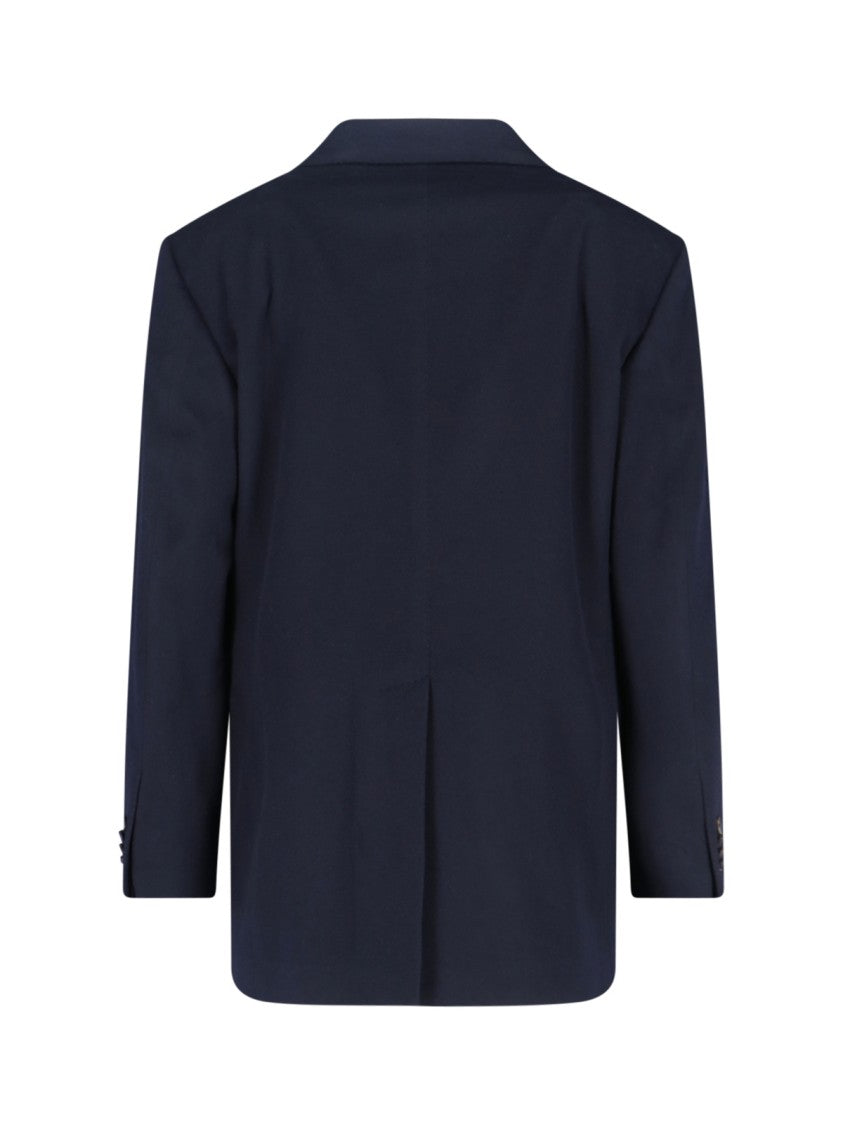 Tagliatore "Cecily" Cashmere Blazer – Navy Blue