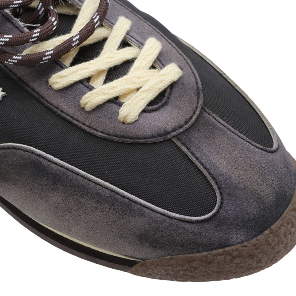 Puraai Textured Zigzag Low-Profile Sneakers