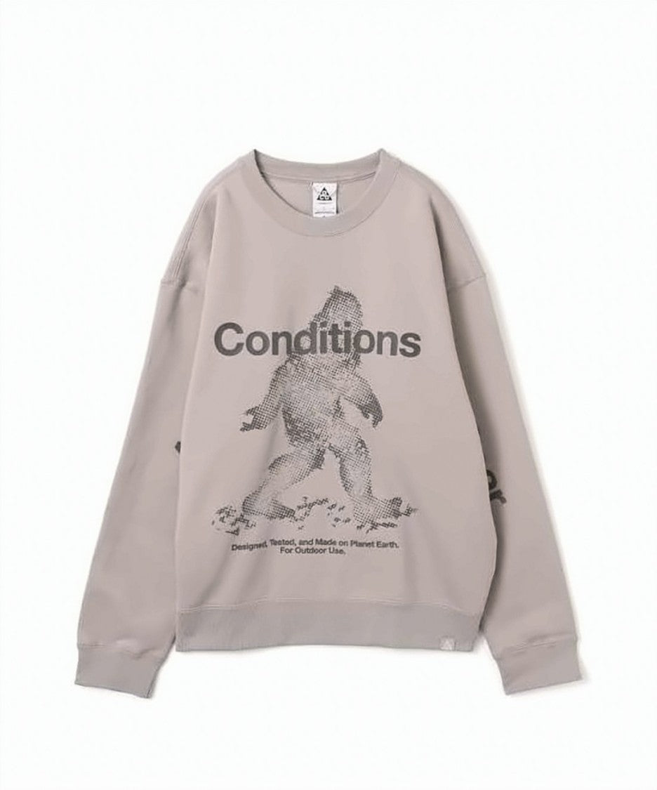 Nike Graphic Print Long-Sleeve Relaxed Sweatshirt
