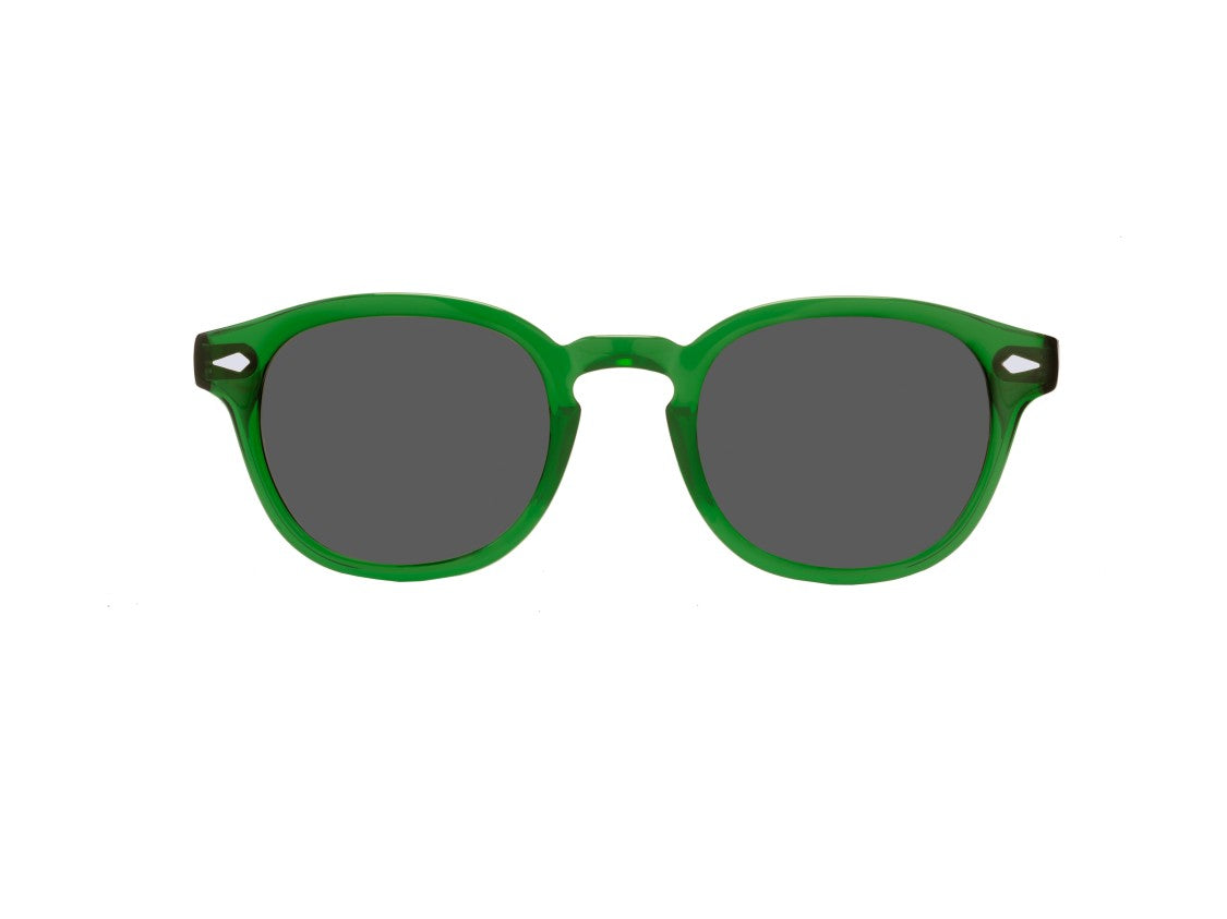 Moscot Green Or-Lem-S Translucent Acetate Sunglasses