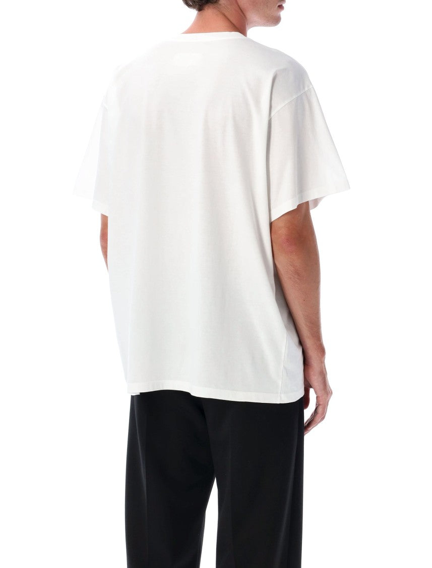 Mm6 By Maison Margiela Trompe L’Oeil Printed Cotton T-Shirt