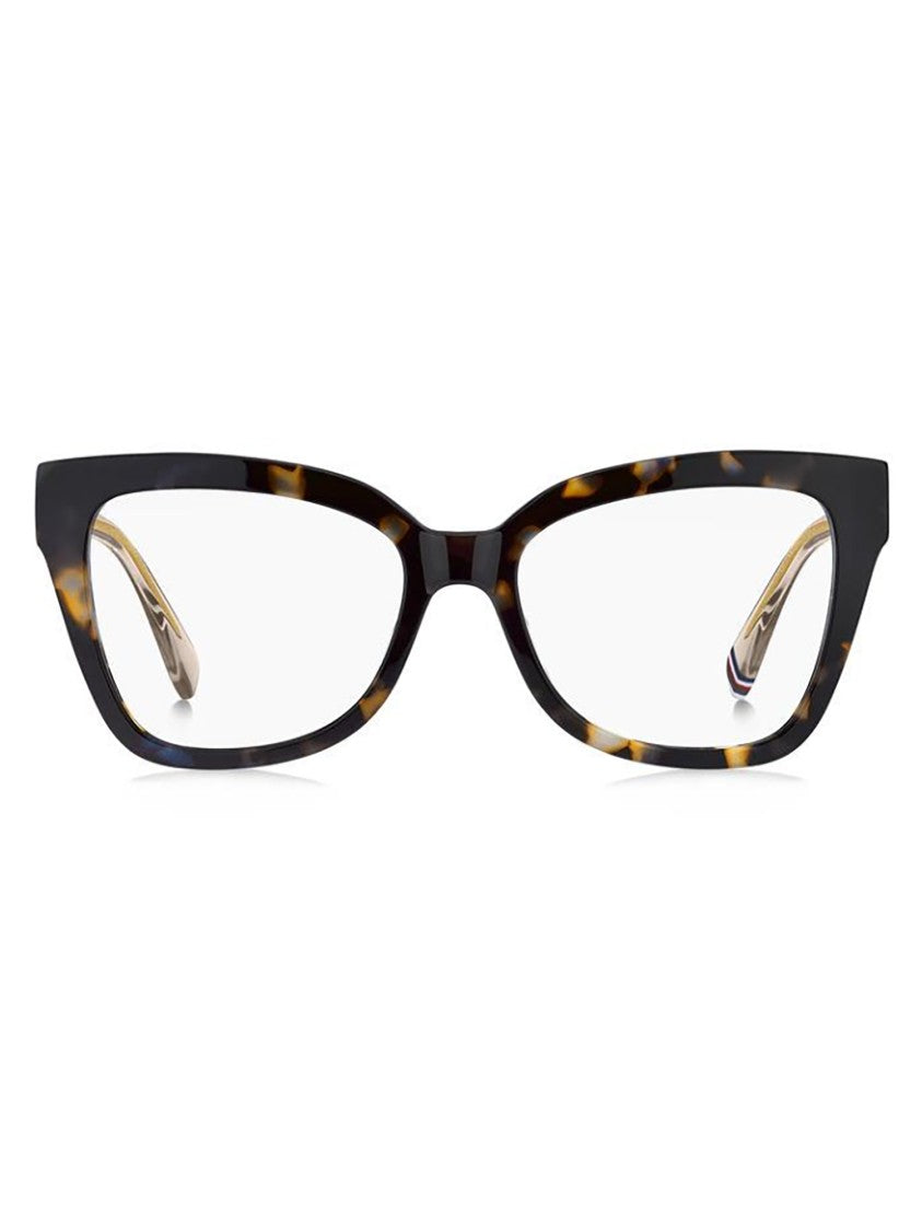 Tommy Hilfiger Cat-Eye Optical Frames With Tortoiseshell Acetate Detail