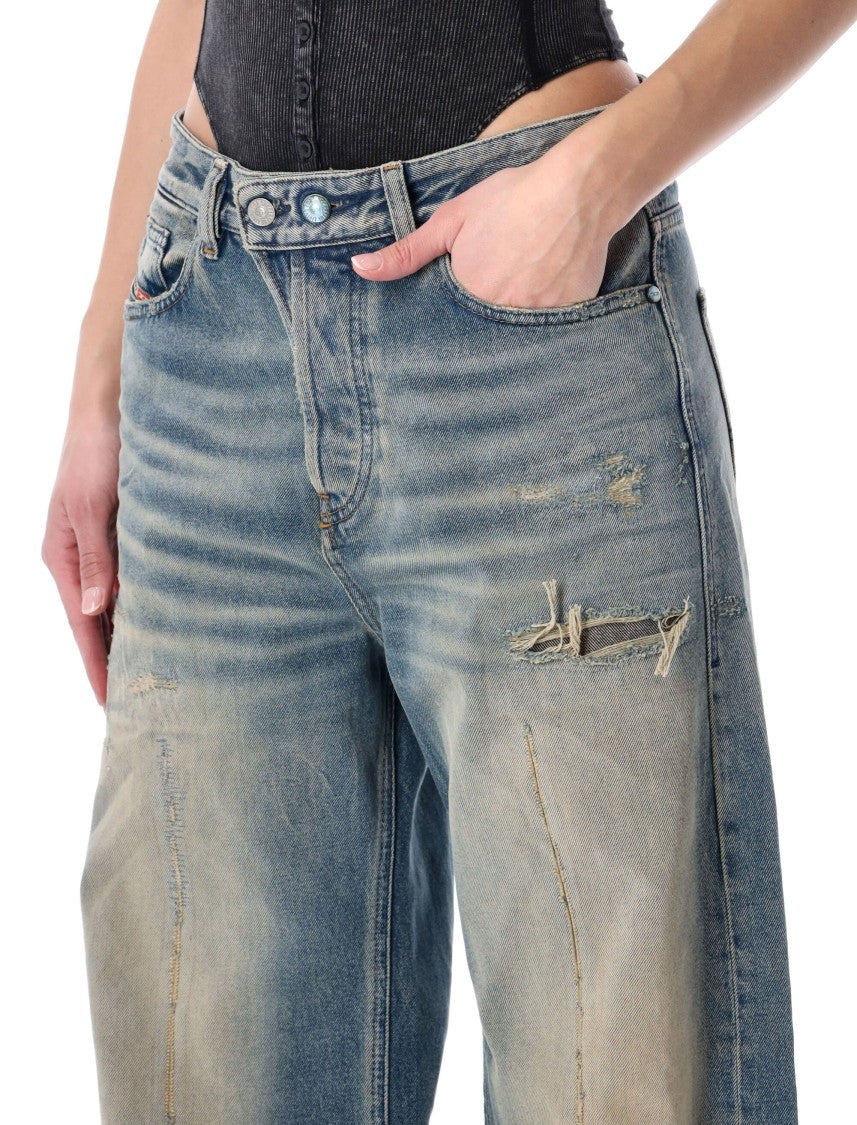 Diesel Dire Relaxed Oversize Denim Jeans