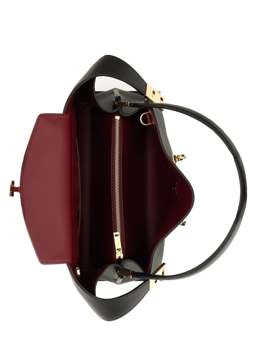 Ferragamo Shoulder Bag "Hug" Soft M