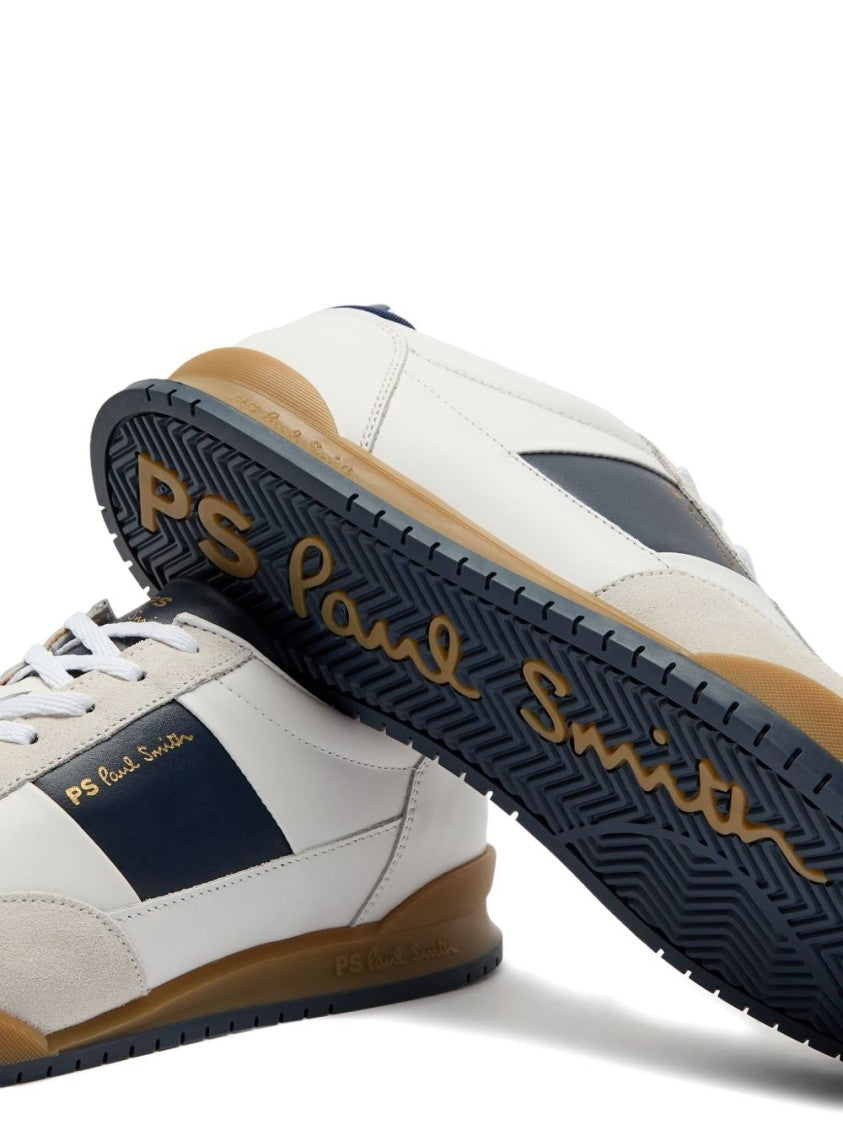 Paul Smith Dover White Navy Side Panel Sneaker
