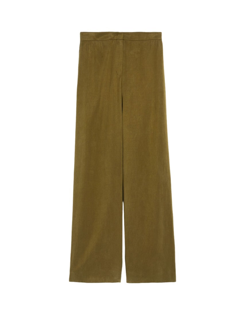 Max Mara Fluid Satin Wide-Leg Pants
