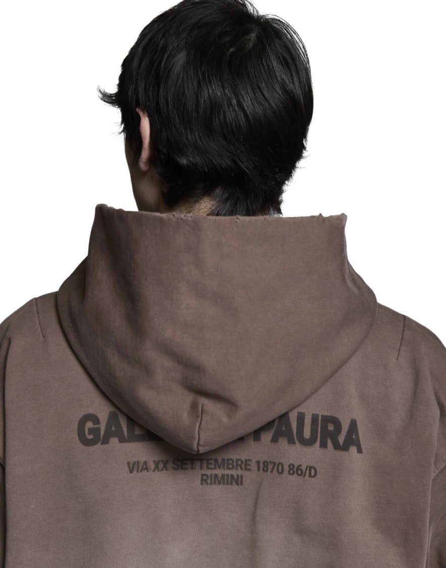 Paura Santi Hoodie With Back Print