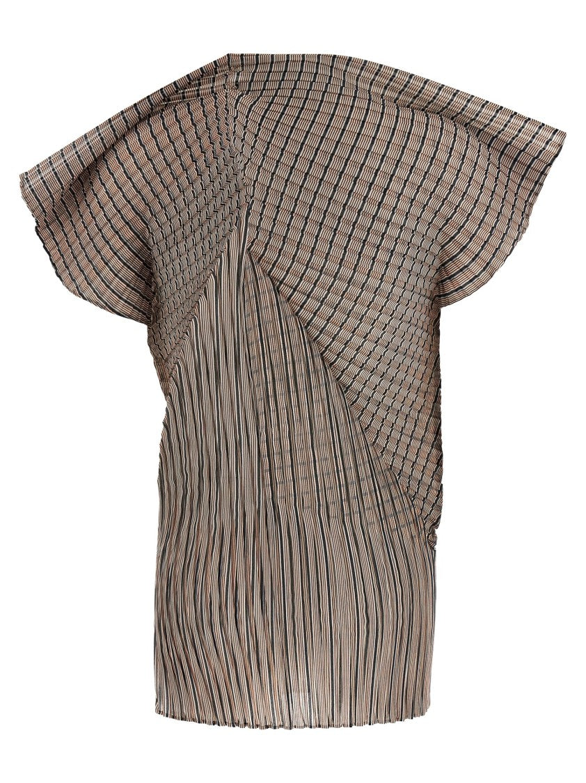 Issey Miyake 'Generic Stripes (Machine Pleats)' Top