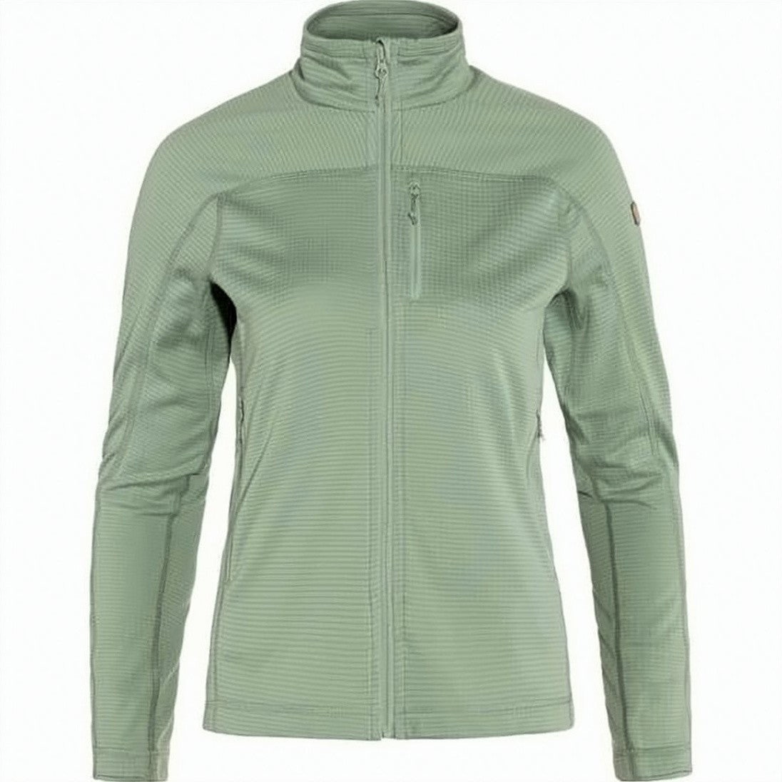 Fjallraven Textured Fleece Jacket With High Collar