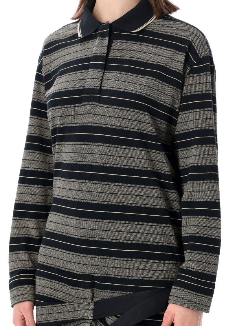 Isabel Marant Étoile Isea Striped Polo Mini Dress