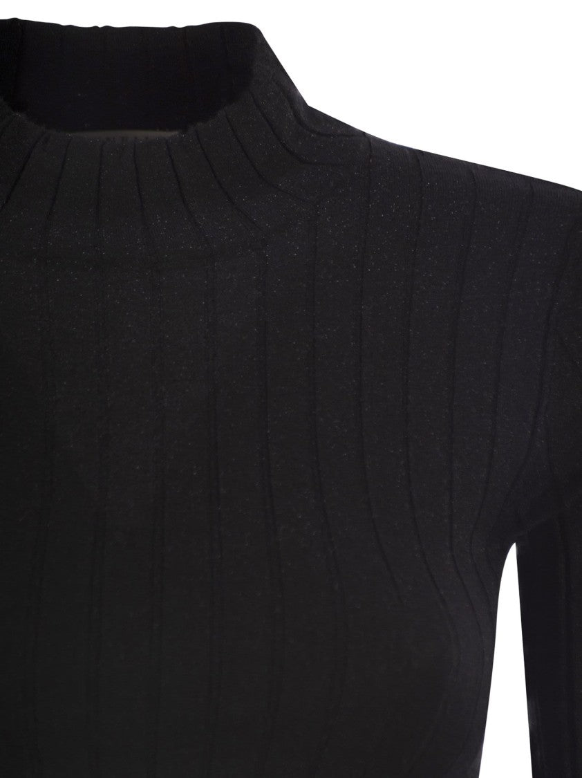 Brunello Cucinelli Lightweight Cashmere And Silk Broad Rib Sweater