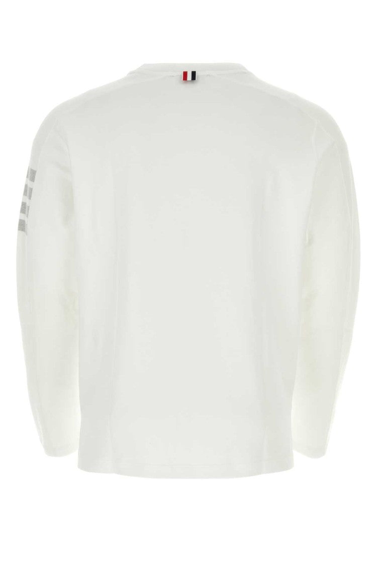 Thom Browne White Cotton T-Shirt