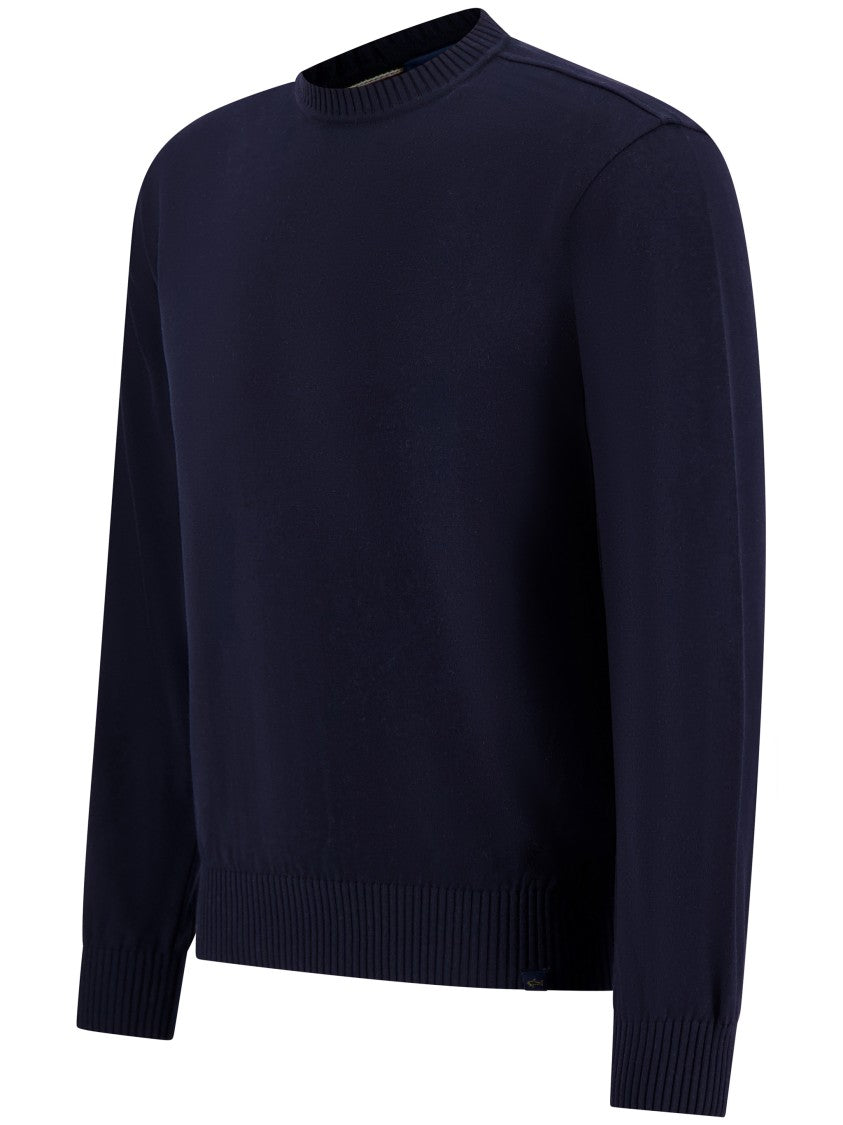 Paul & Shark Deep Navy Classic Cotton Sweater