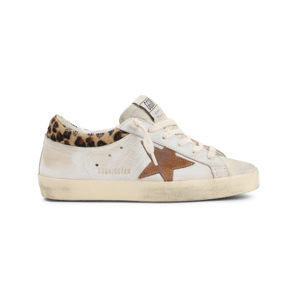 Golden Goose White Cow Leather Superstar Sneakers