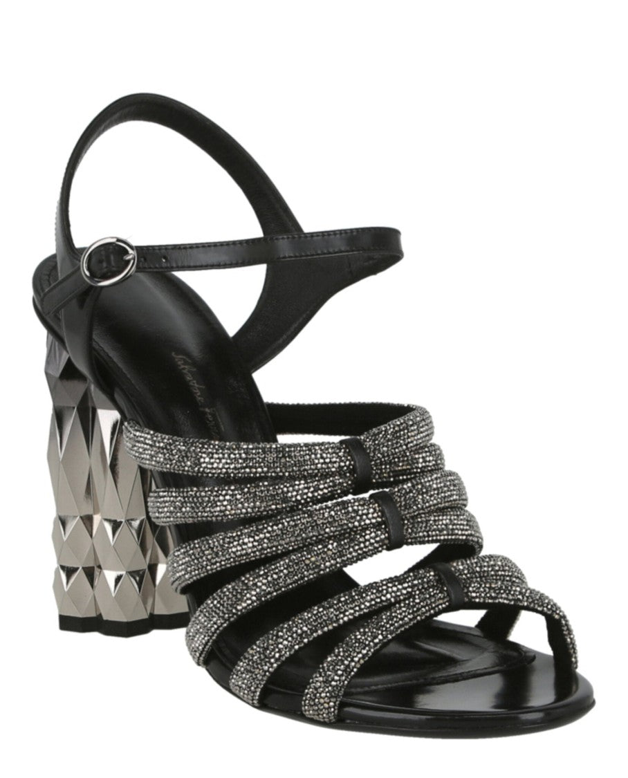 Ferragamo Amalia Embellished Strappy Sandals