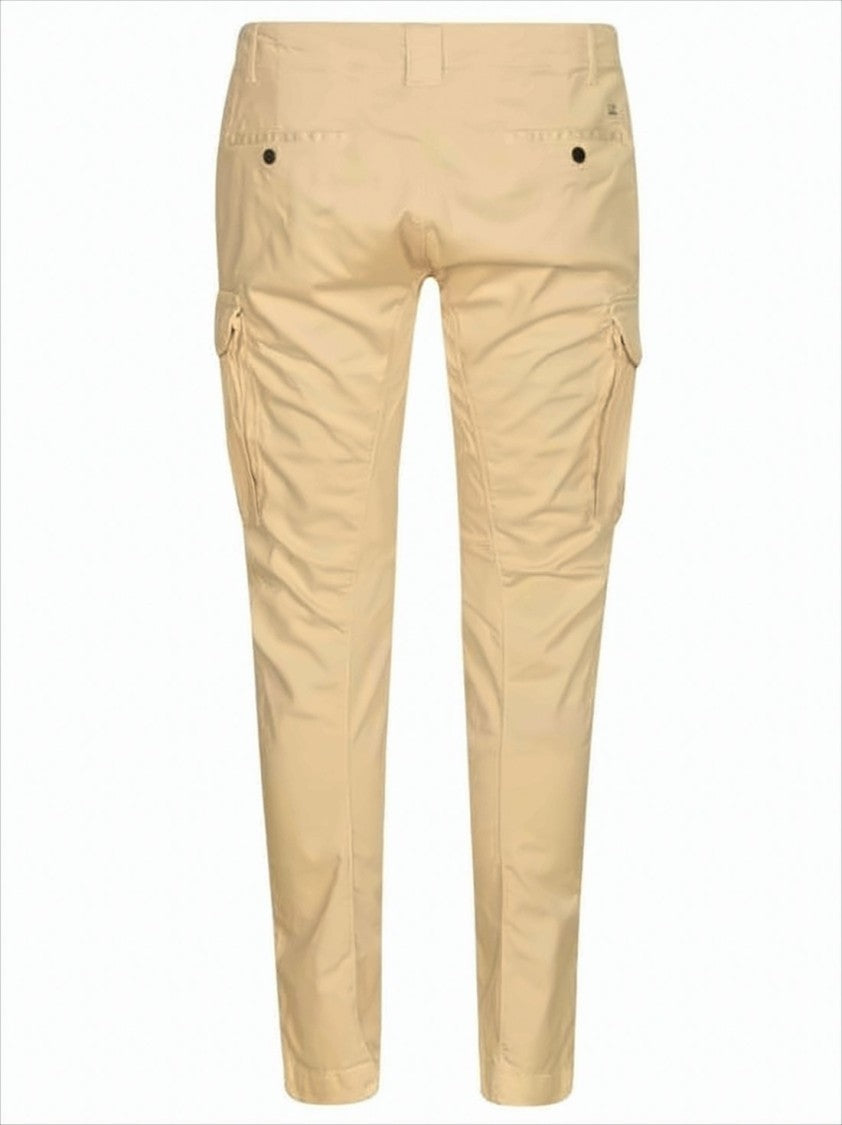 C.P. Company Tailored Mid-Rise Straight Pants With Cargo Pockets