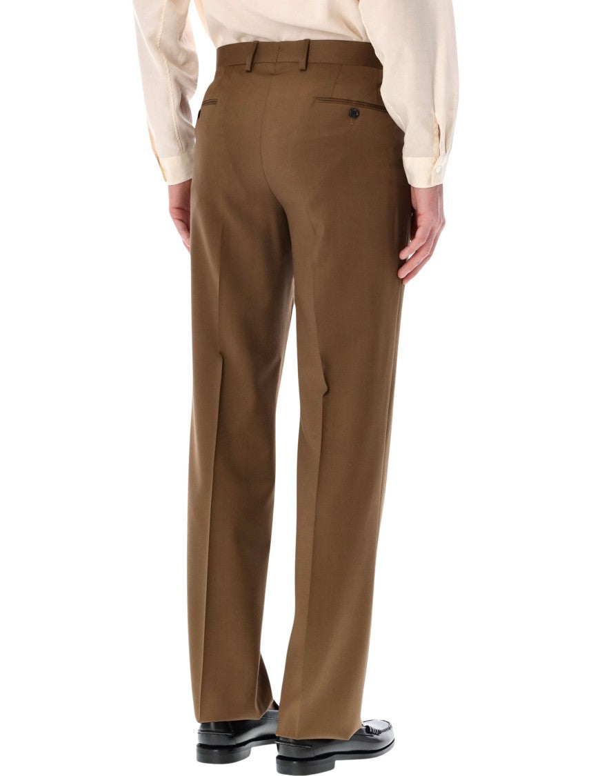 Lardini Crepe Gabardine Tailored Unfinished Pants