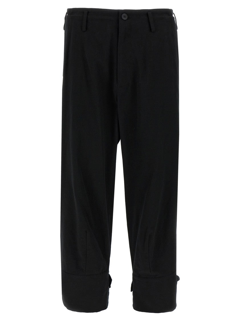 Yohji Yamamoto Unique Print Cotton Trousers