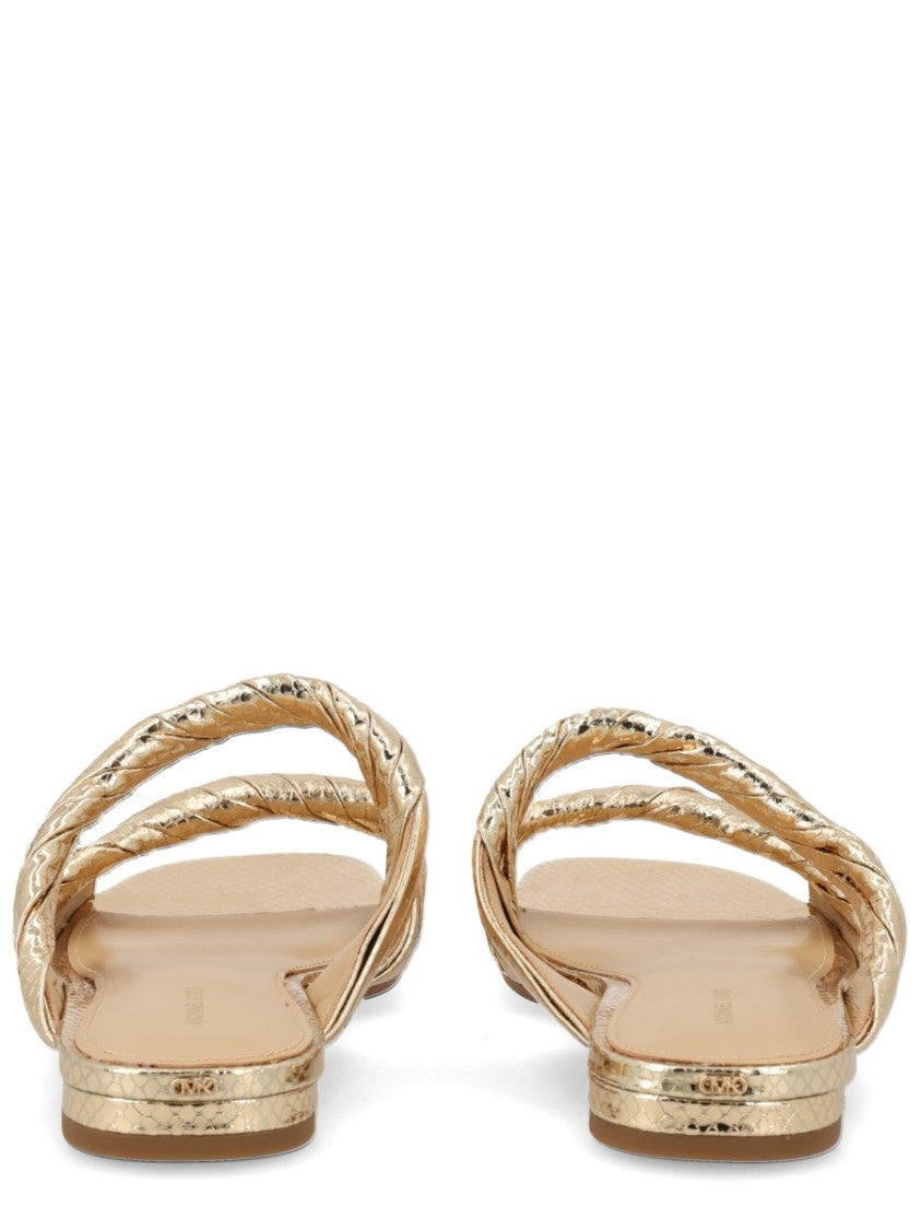 Michael Michael Kors Kiana Metallic Goat Leather Sandals
