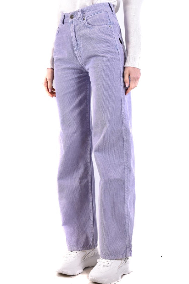 Haikure Wide-Leg Lilac High Waist Jeans