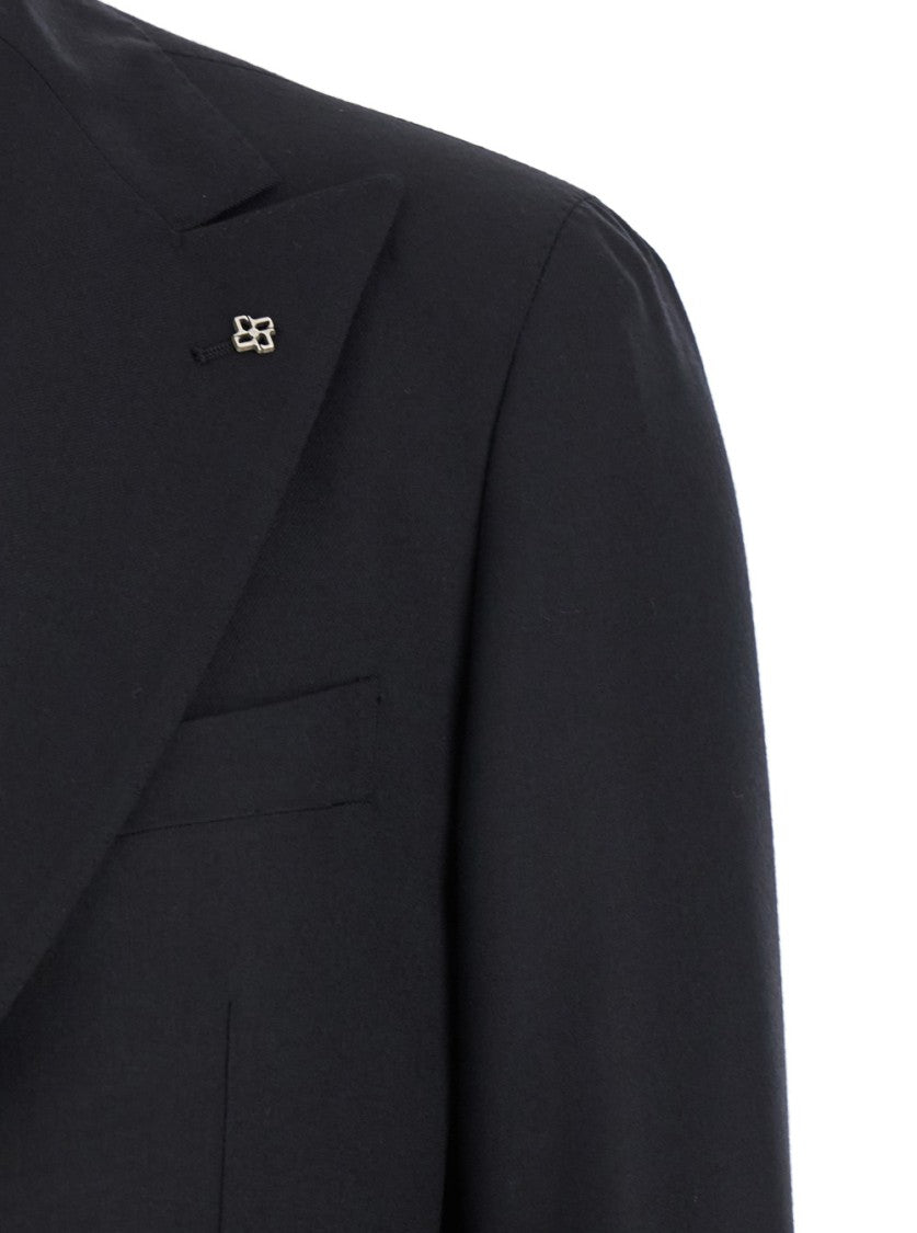 Tagliatore Black Single-Breasted Suit