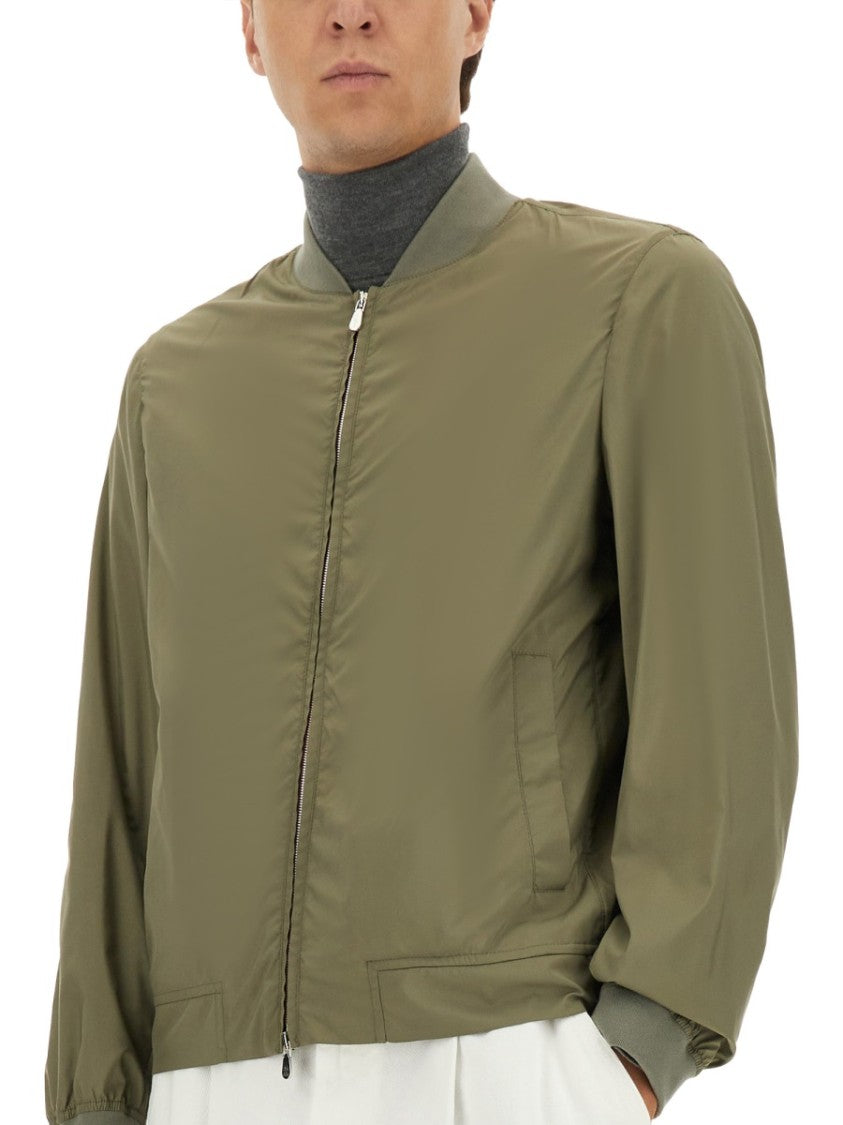Brunello Cucinelli Lightweight Bomber Jacket With Minimalistic Design