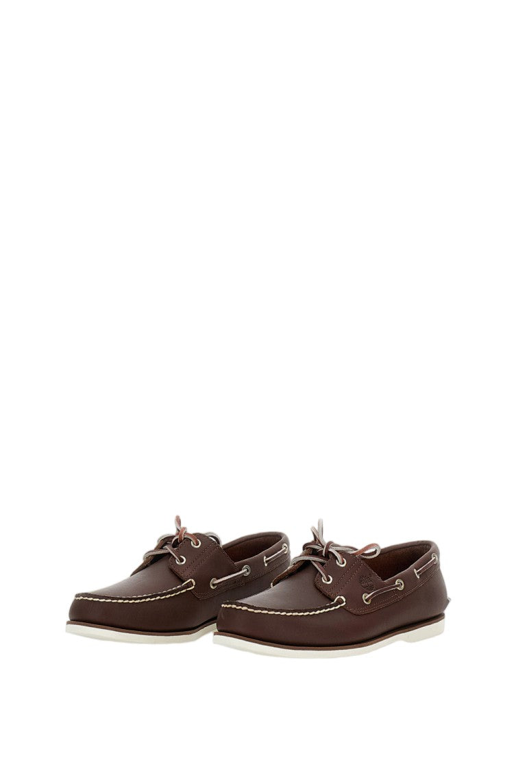 Timberland Brown 'Classic Boat' Leather Boat Shoes