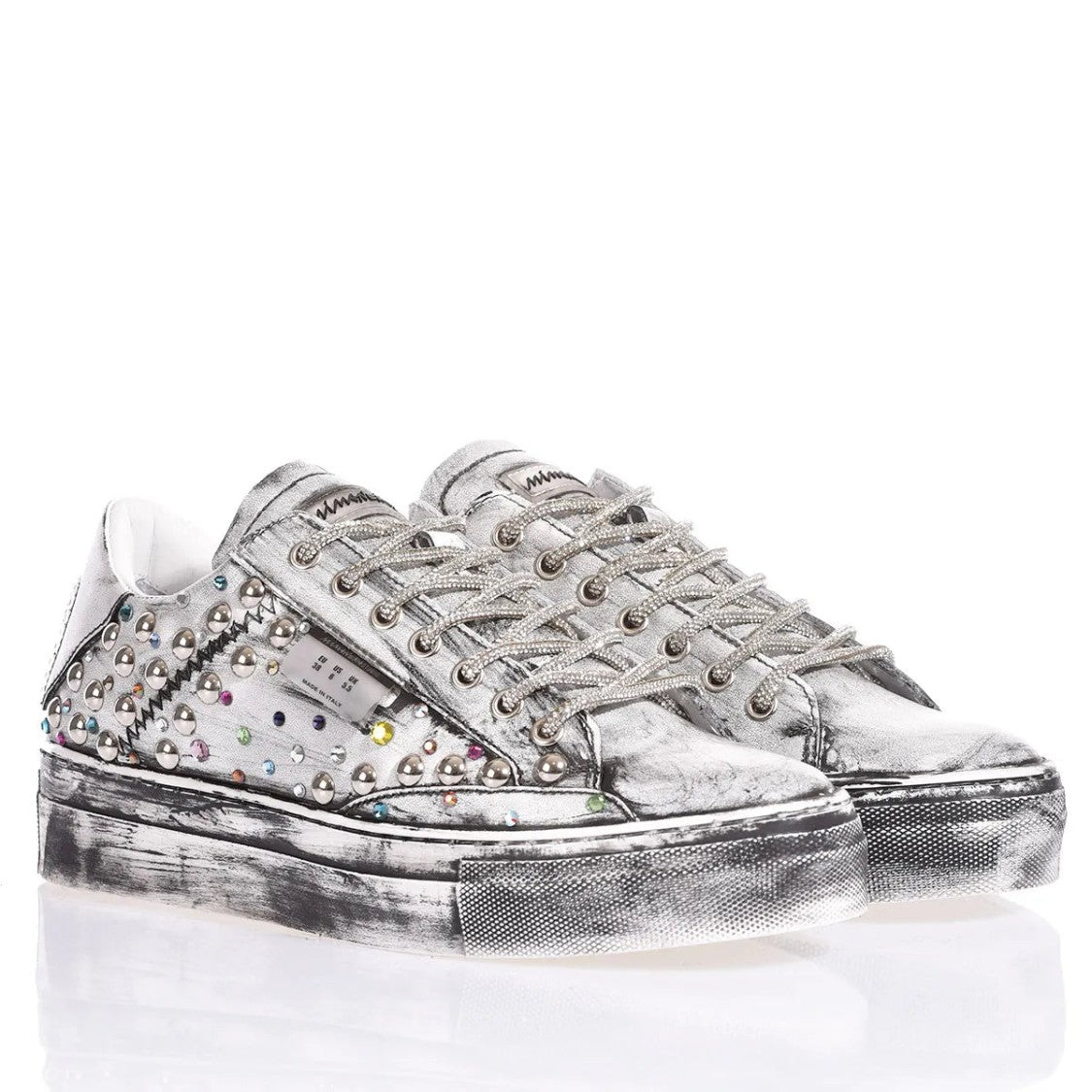 Mimanera Garage Platform Swarovski Rain Sneakers