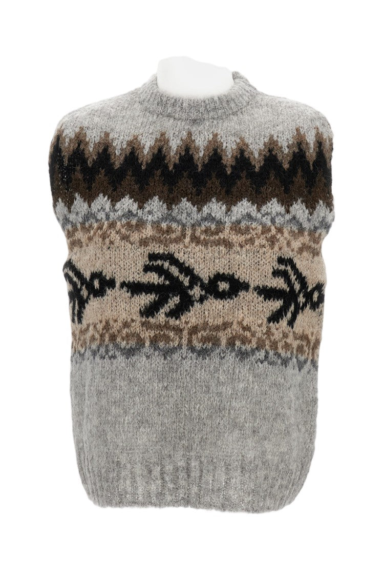 Thibault Van Der Straete Pullover Round Neck Sleeveless