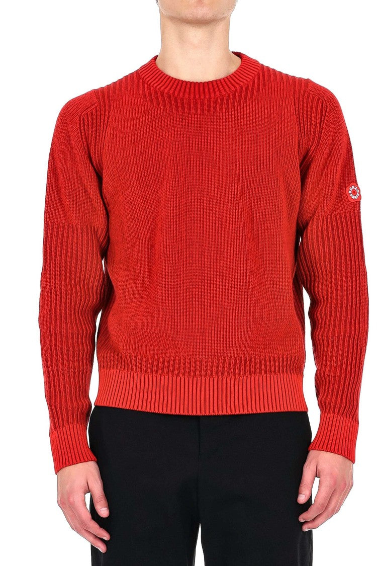 Kenzo Boke Flower Wool-Cotton Crewneck Sweater