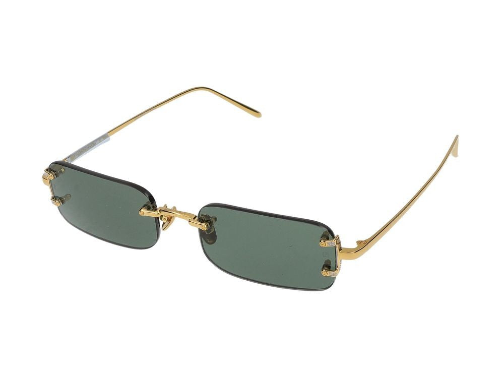 Linda Farrow Sunglasses Linda Farrow Lfl1131 Taylor C9 Yellow Gold/Light Gold 53/17/140