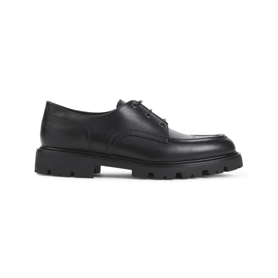 Celine Black Leather Lace-Up Shoes