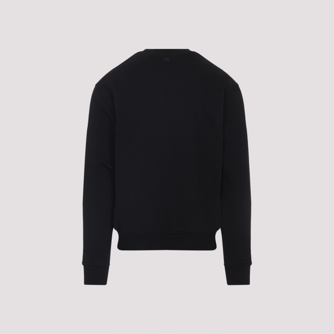 Ami Black Cotton Sweatshirt
