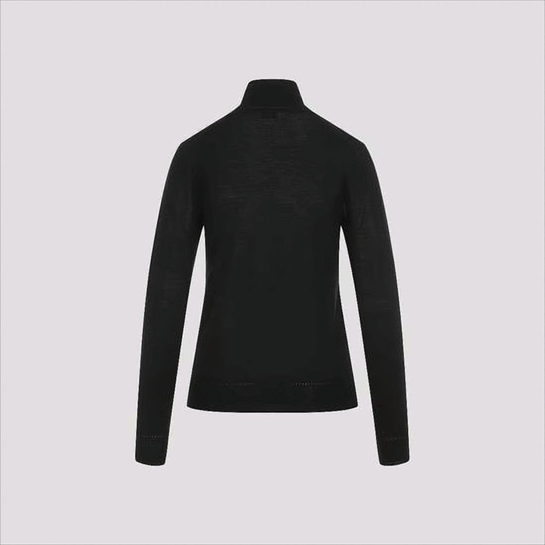 Saint Laurent Fitted Turtleneck Sweater With Subtle Detailing